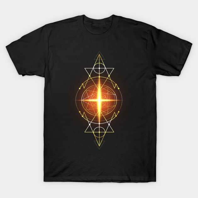Geometric Starburst T-Shirt by Completely Mental